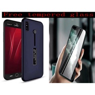 ✈✥☏Oppo A33 A35 A37 A39 A57 A71 A83 A5(2020) armor case with ring stand Free tempered glass