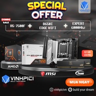 AMD COMBO Computer Set (R5 7500F + B650I EDGE WIFI + EXPERT 6000MHz 32GB 16GBx2)