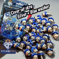 Y15ZR LCV8 Y16 LC135 BODY COVERSET SCREW M515 SKRU ALL MOTOR SRL115 NVX155 NMAX 155 SRL TRADE KASAR