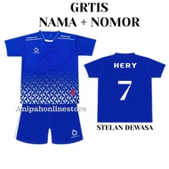 [ Free Nama+Nomor ] Jersey Futsal Dewasa/ Baju Bola Terbaru