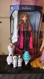 迪士尼娃娃限量版珍藏版~冰雪奇緣安娜娃娃限量版珍藏版 17吋 可動人偶 芭比娃娃