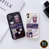 M018 M019 SOFT CASE CUTE HAPPY TIME OPPO A5S A7 F9 A11K A12 2020 A1K A3S A57 2022 A77S 4G A55 4G A76