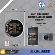 HEAVY DUTY  Electric Rectangular Meter Base / Socket ST2 (5 JAWS) (2" HUB) by JFI