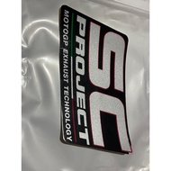 Sc Project Regular Sticker Decal for Bike Car Exhaust Decoration
