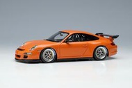 MakeUp EM710D 1/43  Porsche 911(997) GT3 RS  橘色