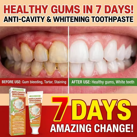 Enamel Repair & Cavity Protection Toothpaste - Deep Clean Teeth Whitening Gel - Long-Lasting Fresh B