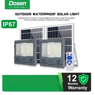 DOSEN solar light outdoor lighting 2000W Solar Spotlight lampu solar IP67 Waterproof solar led Stree
