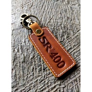 GANTUNGAN Yamaha motorcycle key chain accessories SR 400 genuine cowhide