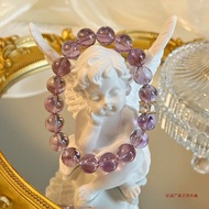 [Bolivia Amethyst Bracelet] Natural Crystal Bracelet 6mm/8mm/10mm Optional Literary Retro All-Match 