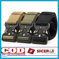 Sabu Mountain- Tactical Belt / Belt / Tactical Military Belt Iron Head - Black - Aslii.
