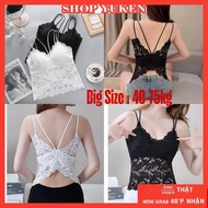 A7021 ️ Big Size Women's bra 40-75kg ️High Quality Long Rose Lace bra with Padded Breast Enhancement