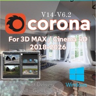 Corona 14/13/12 2026 Latest Lifetime Version for 3D MAX / Cinema 4D 2016-2026