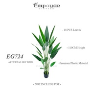 110cm LARGE INDOOR PLANT/ARTIFICIAL PLANT/SKYBIRD/POKOK HIASAN/POKOK PISANG/EG724/仿真天堂鸟/仿真绿植/室内植物装饰/