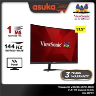 Viewsonic VX3268-2KPC-MHD 31.5" VA Curved 144Hz 1ms MPRT 2560x1440P WQHD Gaming Monitor (HDMI x2, DP