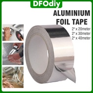 DFOdiy Aluminium Foil Tape Aluminium Tape Strong Adhesive High Temperature Resistant Adhesive Duct R