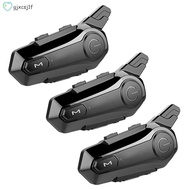 3X Motorcycle Bluetooth Headset Intercom Interconnection Riding Headset Communication with Noise Reduction Function