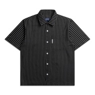 KEEPFS | Black and White Striped Shirt | Gothic Gothic Gothic