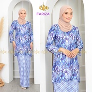 Marjan Baju Kurung Fariza Scallop 8D Premium Premium Soft Sating Matching MC200