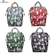 ✜LEQUEEN Mummy Diaper Bag Baby Diaper Backpack Diaper Bag Backpack Cartoon Large Capacity Outdoor Zi