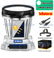 【30 hari tanpa pengisian daya 】senter kepala 500 watt senter led cas tahan 24 jam senter kepala led
