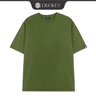 Áo Thun Cotton Unisex Nam Nữ Form Rộng DECKEY TRƠN