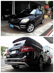 SAVE認證，2013年式BENZ ML350滿配 電熱椅 電動尾門 未領牌