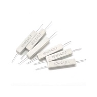 10pcs 10W 5% 5R 5.1RJ 6 Ohm 7.5R Horizontal SQP Cement Resistor 10Watt Ceramic Wirewound Resistor