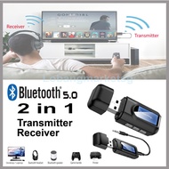 USB Bluetooth 5.0 Audio Transmitter Receiver Wireless Bluetooth Adapter PC,TV,Wired Speaker,Headphones And Car