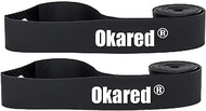 Okared 2 Pack Bicycle Rim Strip Rim Tape 27.5"/29" for Road Bike MTB Mountain Bike Tube Protector Liner (Black, 27.5in)