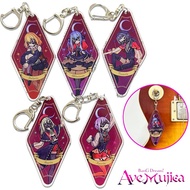 BanG Dream Ave Mujica Cartoon Keychain Anime Figure Doloris Oblivionis Amoris Timoris Mortis Acrylic