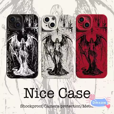 Gothic Style Phone Case For Vivo V25 V23 Pro V25E V23E V21 5G 4G V21s V21E V15 Pro V11i V9 V7 Plus L