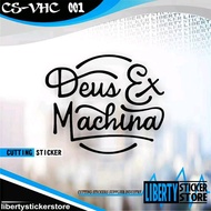 Cutting Sticker Deus Ex Machina | Deus Ex Machina STICKERS | Select Color & Sizebebas