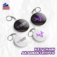 GANTUNGAN Crypto Academy Key Chain - Crypto Academy Keychain | Hilversen