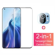 Mi 11 5G Screen Protector Xiaomi Mi11 5G Tempered Glass Full Coverage Xiomi Xiaomi Mi Note 10 Lite 10T 9 9T Pro SE Screen Glass Film &amp; Camera Lens Protector