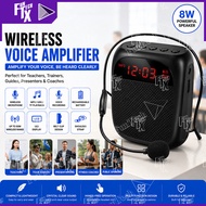FunTech Wireless Voice Amplifier with Headset Microphone Bluetooth Speaker Wireless Transmitter