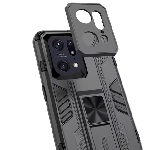 Find X5 Pro X 3 Lite 5G Shockproof Case for OPPO Find X5 Pro Armor Case Magnetic Stand Holder Back C
