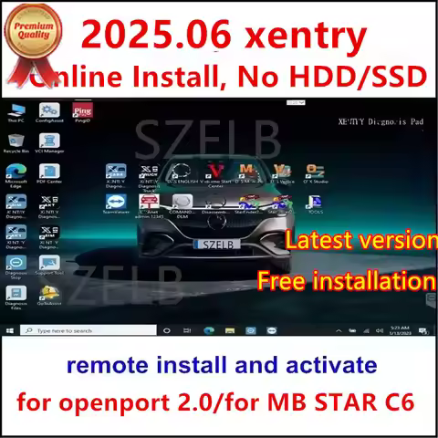 Newest 2025.06Xentry Software Remote Install and Activate DT.S WI.S EP.C for Auto Diagnostic Tool fo
