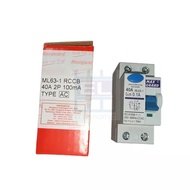 MAXGUARD RCCB ML63-1 RCCB-40A 2POLE-TYPE (AC)