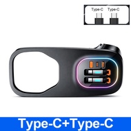 For NIO EL6/EC6 2023 2024 120W Super Fast Charger Car Docking Station With Retractable Cable Multi-P