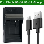 DB-60 DB-65 BJ-6 Camera Micro USB Charger for Ricoh Caplio R3 R30 R4 R40 R5 G600 G700 G800 GX200 GX1