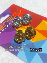 HENG SIDEMIRROR BOLT FOR YAMAHA ( 1pair )