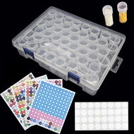 48 Bottles Diamond Painting Tools Accessories Storage Box Beads Container Diamond Embroidery Stone Case Convenience Box
