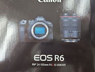 全新行貨Canon R6 連Canon RF 24-105mm F4 IS