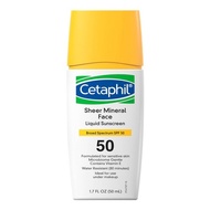 Cetaphil Sheer Mineral Sunscreen Face Liquid/Face& Body Broad Spectrum SPF50(10ml/50ml/89ml)/Stick (