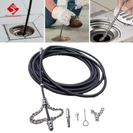 [Sharprepublic] Drain Snake, Plumbing Snake Drain Cleaner,Drain Auger Cable, Spring Drain Clog Remov