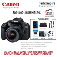 Canon EOS 1500D EF S18-55 IS II Canon 1500D with 18-55mm lens