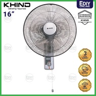 Khind WF1601 WF-1601 WF1601SE WF-1601SE Wall Fan (3 Years Warranty) Kipas Dinding 风扇 Ediyonline Ediy