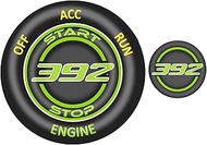 ToolEpic for Dodge Challenger Charger Durango Accessories 2015-2021 - Engine Start Stop Button Overl