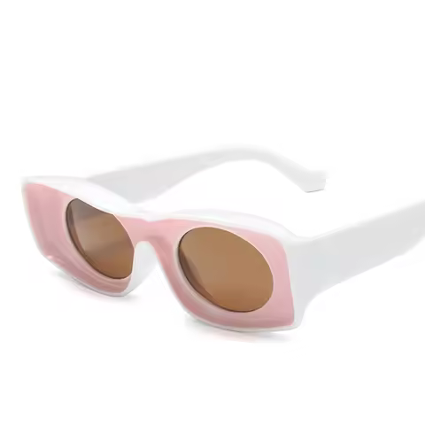 Retro Rectangle Sunglasses for Women: Popular Colorful Shades