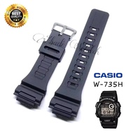 STRAP TALI JAM TANGAN CASIO W-735H W735 W735H W 735H FREE PEN